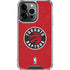 NBA Toronto Raptors Distressed iPhone 16 Pro Max Clear Case